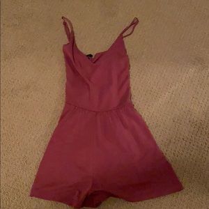 marroon romper